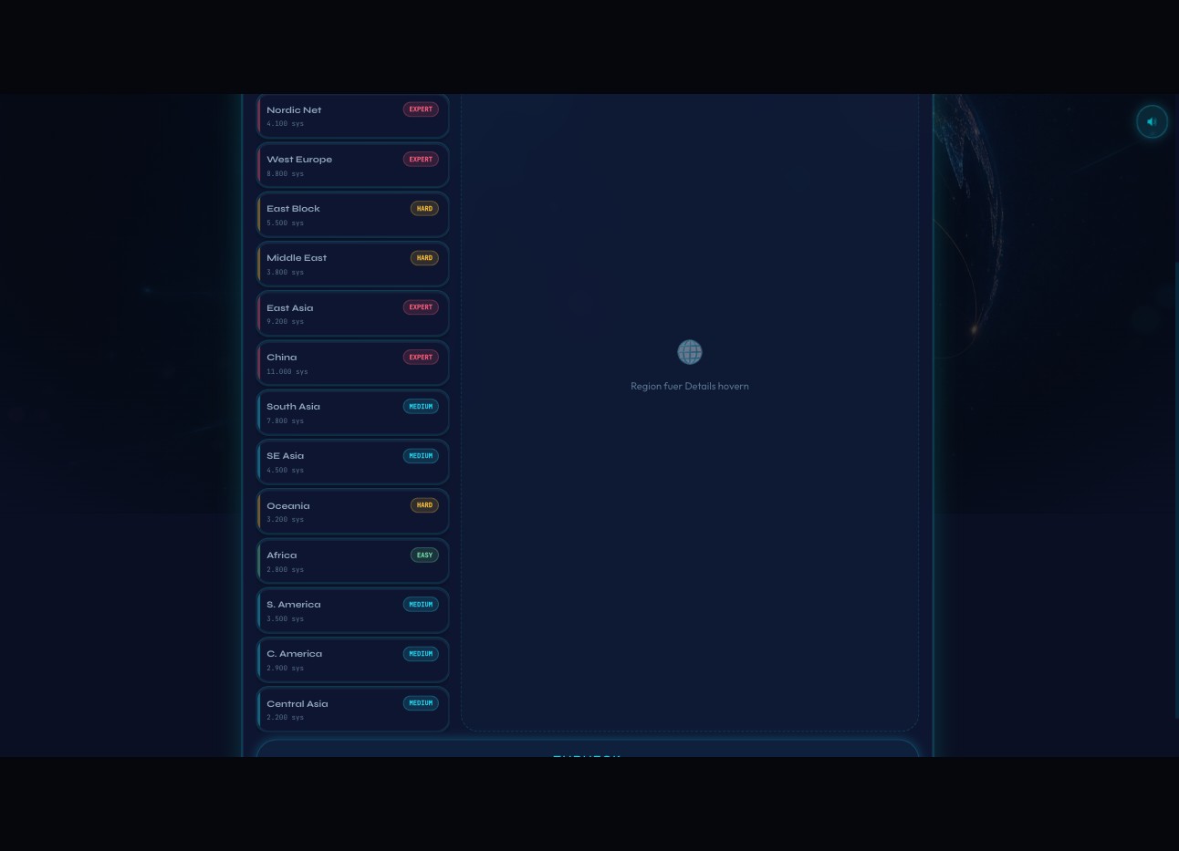 OVERRIDE — Regionsauswahl